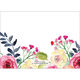 White Floral Bunch Folded Place Cards Image 3 of 4